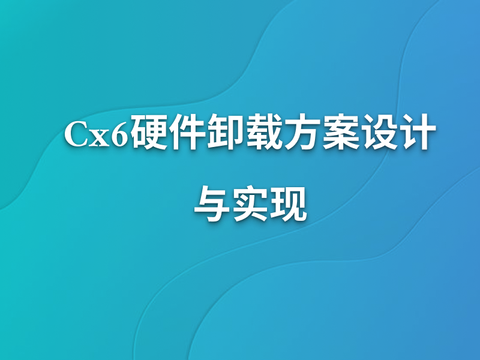 Cx6硬件卸载方案设计与实现