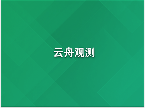 云舟观测报表管理功能：从业务到智能运维
