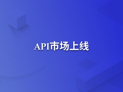 API 市场全新上线！